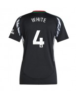 Arsenal Ben White #4 Bortedrakt Dame 2024-25 Korte ermer